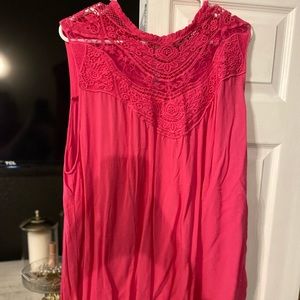 Hot pink top